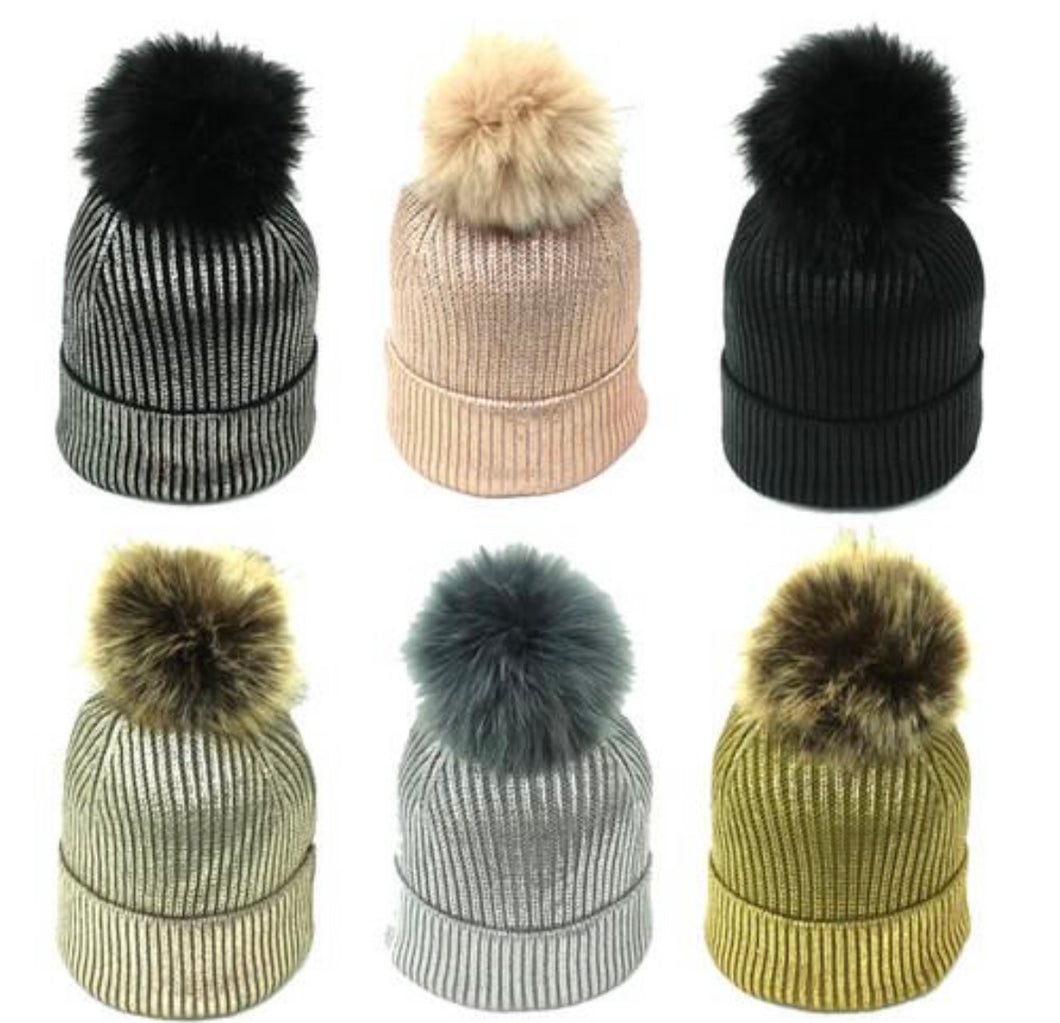 “Pom pom” hats