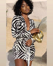 Load image into Gallery viewer, Zebra print dress
